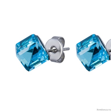 Пусеты Fiore Luna,  Aquamarine, SWE2127/2 A S Пусеты Fiore Luna,  Aquamarine, SWE2127/2 A S